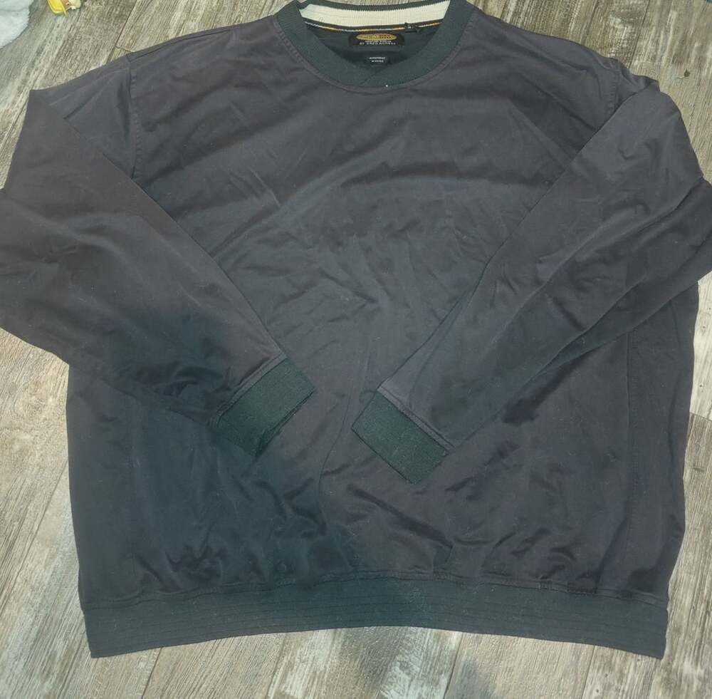 PlayDry by Greg Norman Men's Windproof Wicking Pullover Sweatshirt fade XXL